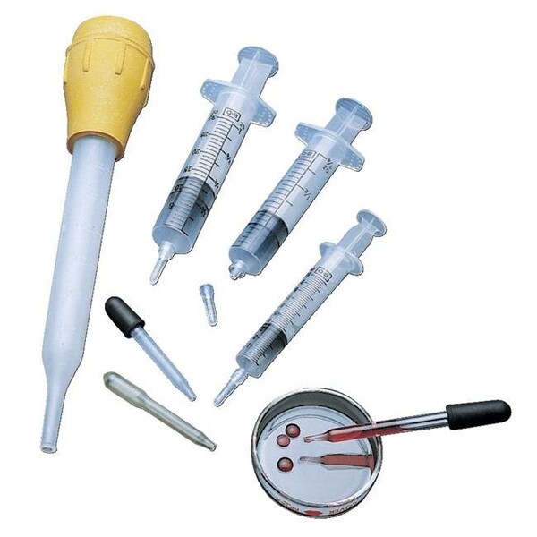 School Specialty School Specialty 040-1554 3 in. Plastic Medicine Multi-Purpose Pipette Dropper - Pack of 12 040-1554 - main
